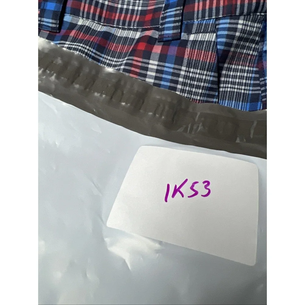 Callaway Golf Shorts Plaid Check Multicolored Men's 40 Pockets Chinos